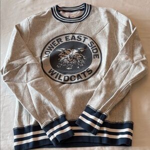 Todd Snyder x Champion Gray and Navy Wildcats Sweatshirt